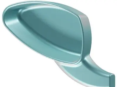 Car Mirror Cover Toy 3D model