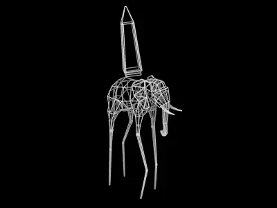 Dali Elephant 3D model