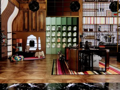 clothing shop 3D model