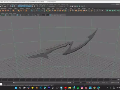 slicer sword model Low-poly 3D model