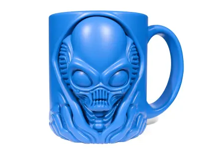 Alien Mug 5 3D print model