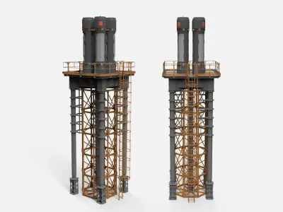 sci fi props 2 3D model