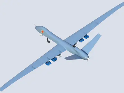PLA CH-5 UAV 3D model