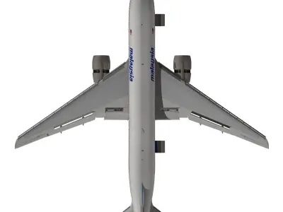 Boeing 777-200ER Malaysia Airlines 3D model