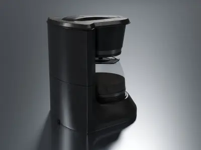 Coffee Machine Low-poly 3D model order