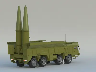 9K720 Iskander 3D model