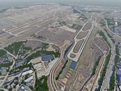 Atlanta Hartsfield International Airport 3D model