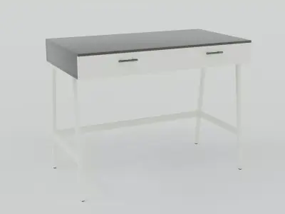 Terry Study Table Free 3D model
