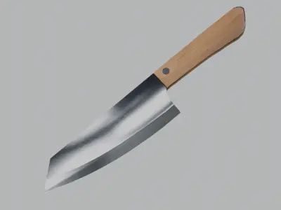 Kitchen knife Free 3D model