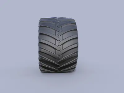 Monster truck wheel 3D model