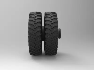 Rear wheel from Gigahorse 3D model