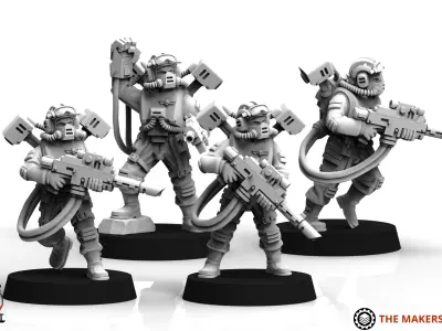 Universal Guard - Light Drop Infantry 3D print model