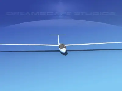 Centrair C-101 Pegase Unmarked Low-poly 3D model