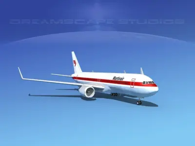 Boeing 767-300 Martinair 3D model