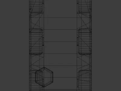 Armored vehicle Low-poly 3D model
