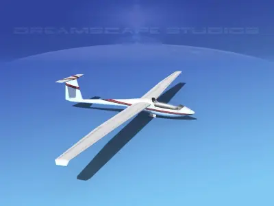 Centrair C-101 Pegase V08 Low-poly 3D model