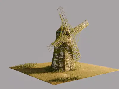 old mill 3D model