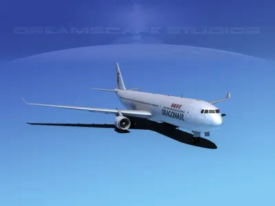 Airbus A330-300 Dragonair 3D model