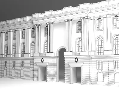 Palace Facade 3D model