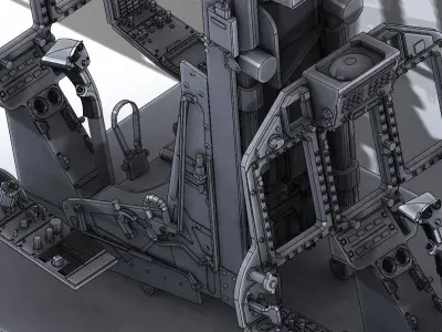 PILATUS PC21 cockpit Stl files only 3D print model 3D print model