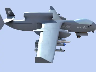JiuTian SS-UAV 3D model