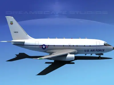 Boeing T-43 V01 USAF 3D model
