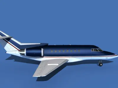 Hawker Siddley 1000 V15 3D model