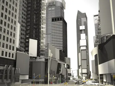 Times Square 3D model