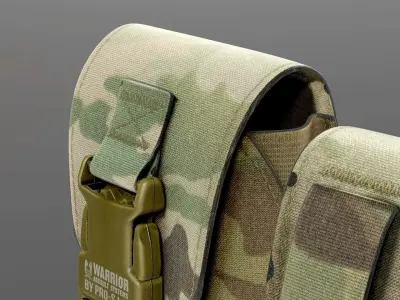 SOLDIER Frag Grenade Pouch Free 3D model
