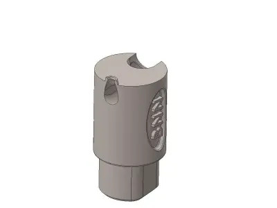 Q12 tunnel gate - banana gate 3D model