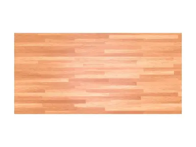 Gerton hickory kitchen table with stainless steel legs Free 3D model