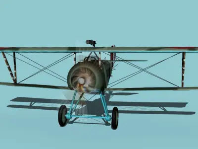 Nieuport 11 VHP V09 3D model
