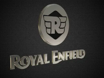 royal enfield logo 3D model