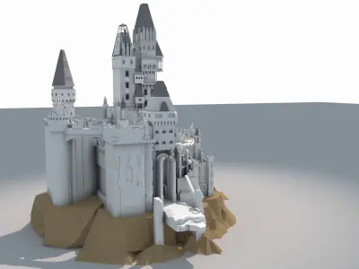 Castle Ruins 3D model