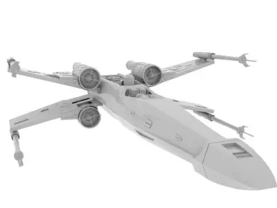 X-WING STARFIGHER 3D model