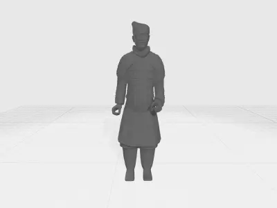 Terracotta Warriors Soldier 3D Model 3D print model
