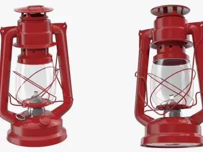 Travel Retro Equipment Collection 3D model