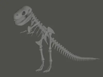 Tyrannosaurus Rex Fossil 3D model