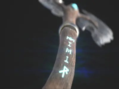3D AXE MODEL 3D model