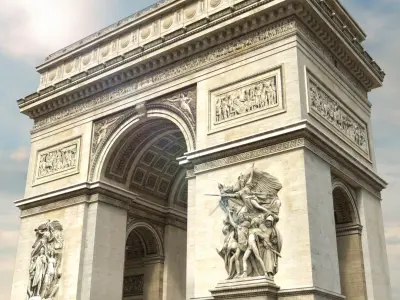 Arc de Triomphe 3D model