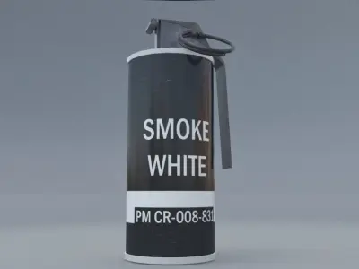 Realistic Grenades Pack Low-poly 3D model