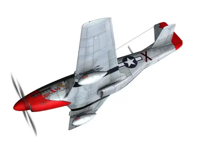 North American P-51D Mustang - Iron Ass 3D model