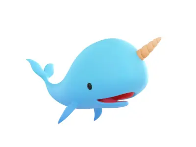 Character272 Narwhal 3D model