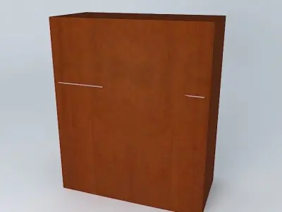 wooden cabinet 3D model