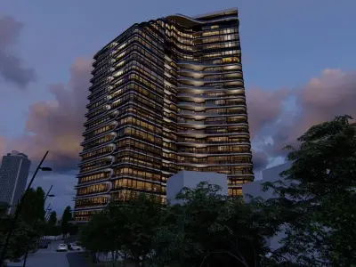 Residential Tower2 3D model