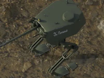 Mech soviet 3D model