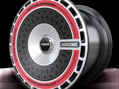 Rotiform RSE Aerodisc Addon Low-poly 3D model