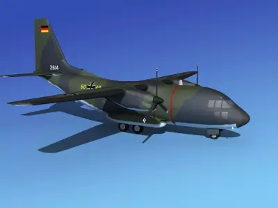 Alenia C-27A Spartan Luftwaffe 3D model