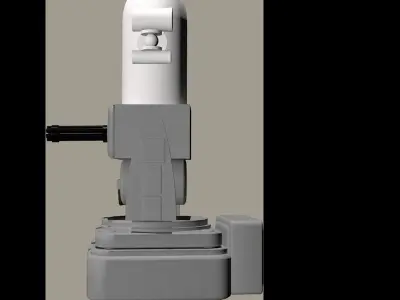 Phalanx CIWS    Close in weapon system 3D model