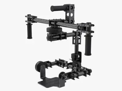 Handheld Camera Gimbal 3D model